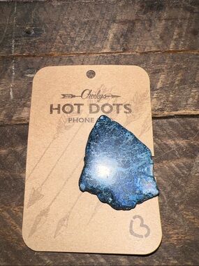 Hot Dots Phone Grip in Blue